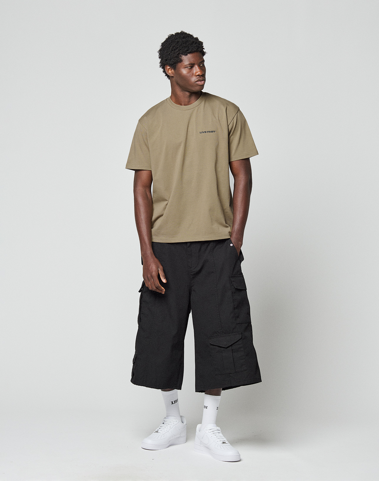 Live Fast Plain Tee