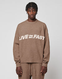 Live Fast Boucle Sweater