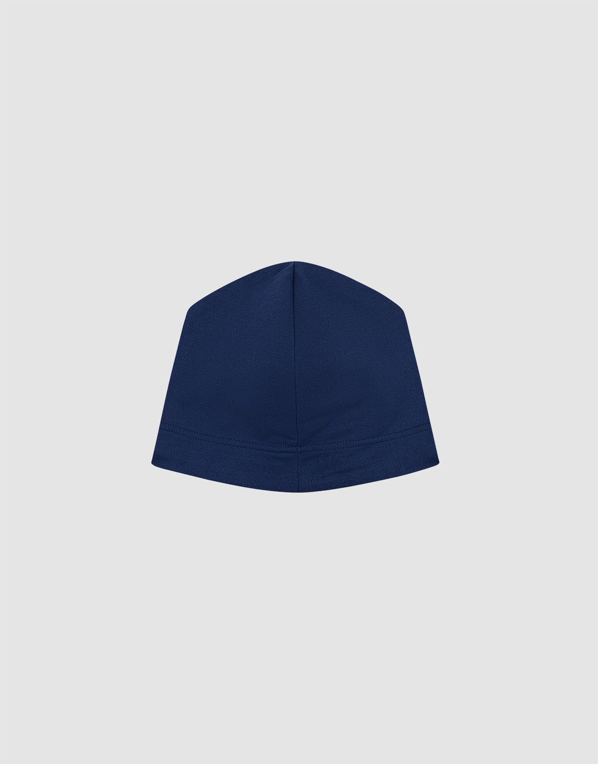 The Live Fast Performance Beanie by LIVE FAST DIE YOUNG is shown in solid navy blue against a white background, front view. It features a simple, unadorned design with a slightly pointed top and includes a dünne Fleece Innenseite for extra comfort.