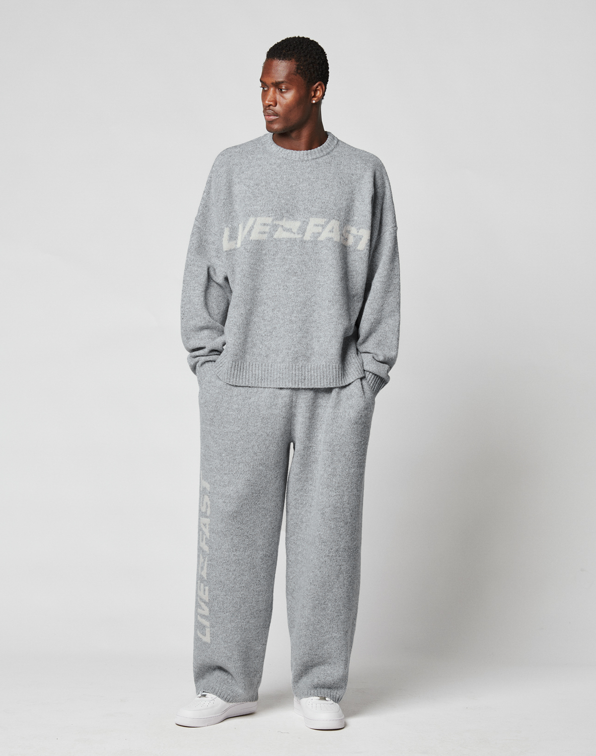 Live Fast Boucle Pants