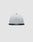 Front view of a gray LFDY X NEW ERA 59FIFTY Fitted Cap by LIVE FAST DIE YOUNG with black brim and large white LIVE FAST and DY embroidery on the front panel. Größentabelle available for sizing.