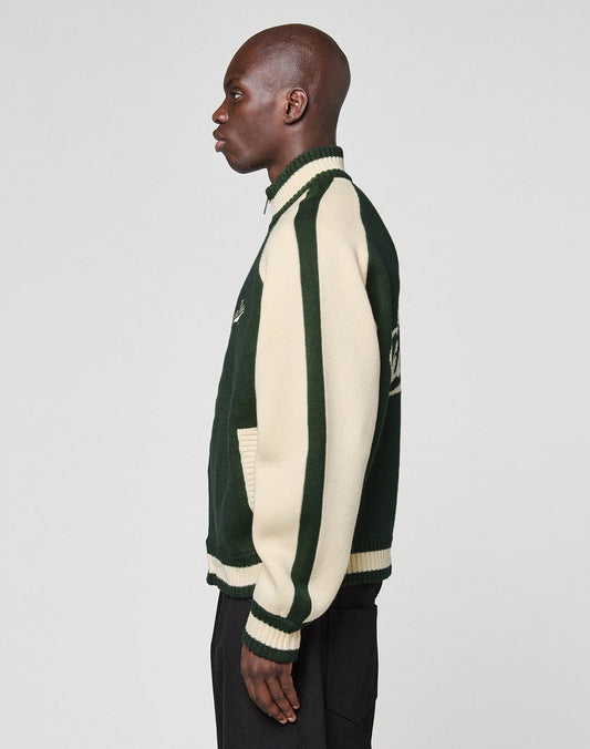 Boxy Knit Zip Jacket