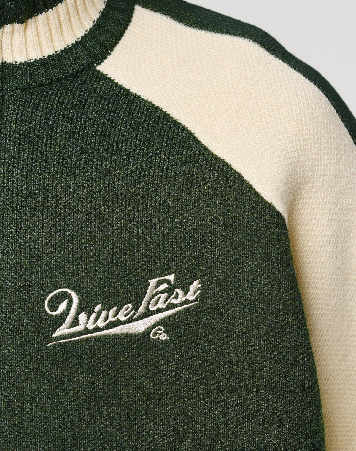 Boxy Knit Zip Jacket