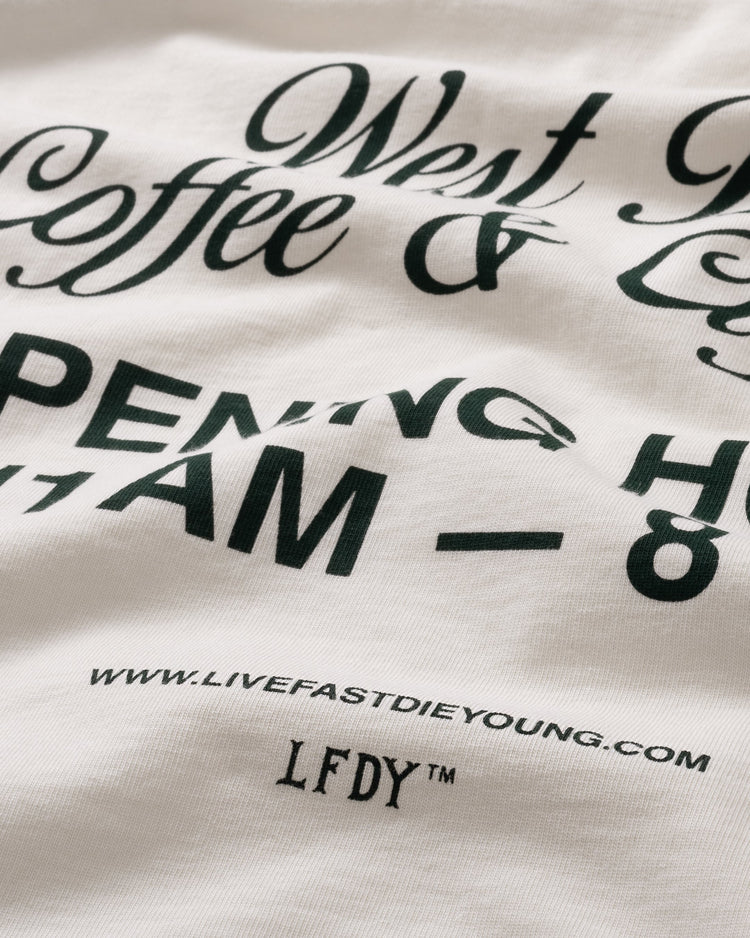 Live Fast Coffee Tee