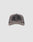 The LFDY Rivet Trucker by LIVE FAST DIE YOUNG is a gray cap with a black mesh back, LOVE FAST patch in bold black letters, silver stud accents, and a subtle flag-label detail.
