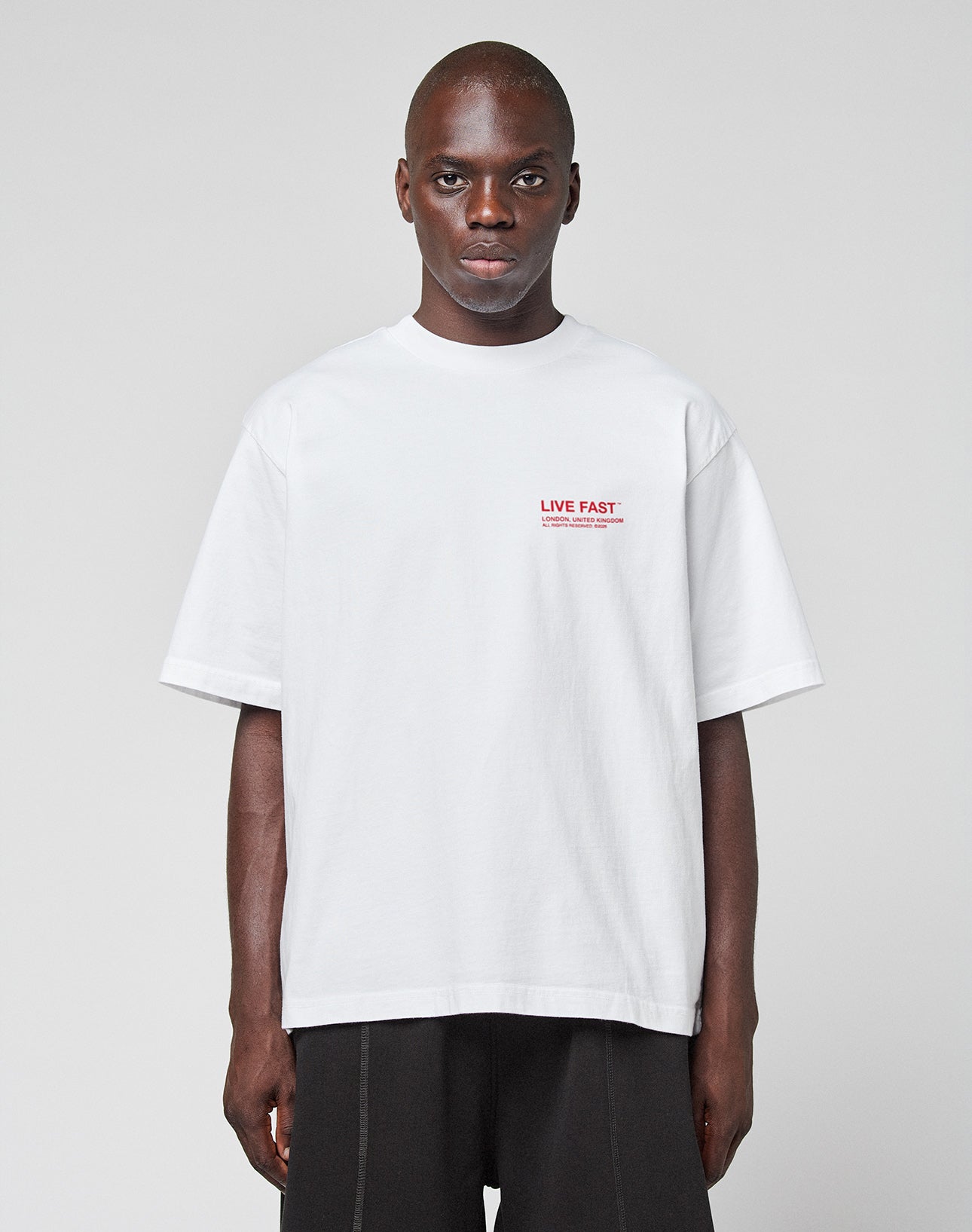Live Fast London College Tee