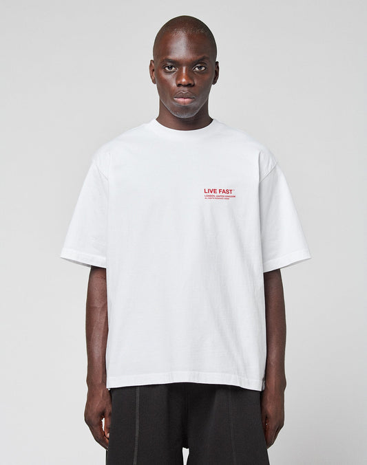 Live Fast London College Tee