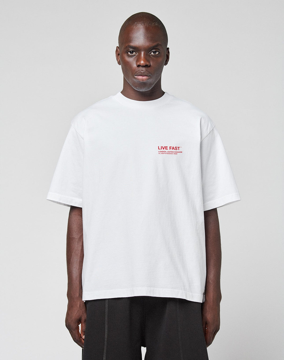 Live Fast London College Tee
