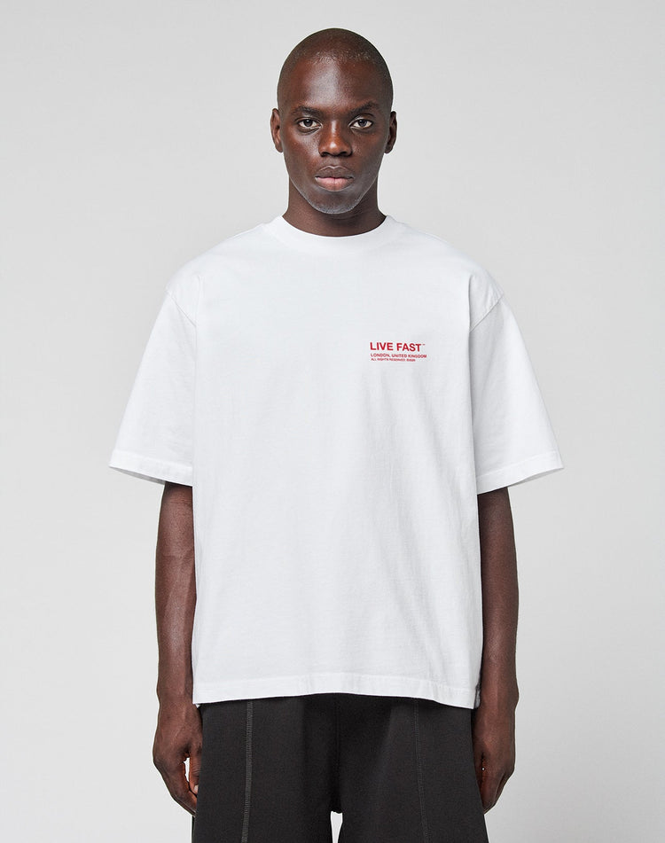 Live Fast London College Tee