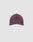 The DY Flames Snapback by LIVE FAST DIE YOUNG is a maroon Baumwolle baseball cap with DY and diamond embroidery, a subtle Flammendruck pattern near the brim, shown on a plain light gray background.