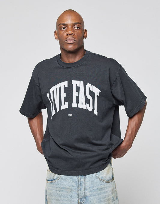 Live Fast College Tee