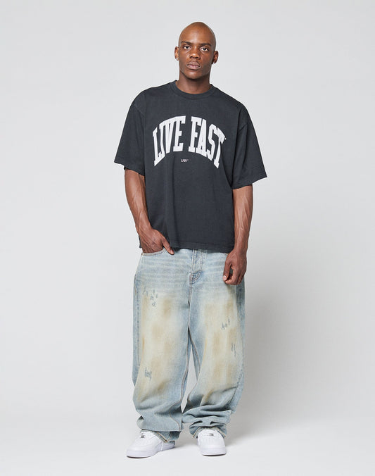 Live Fast College Tee