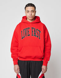 Live Fast College Hooded