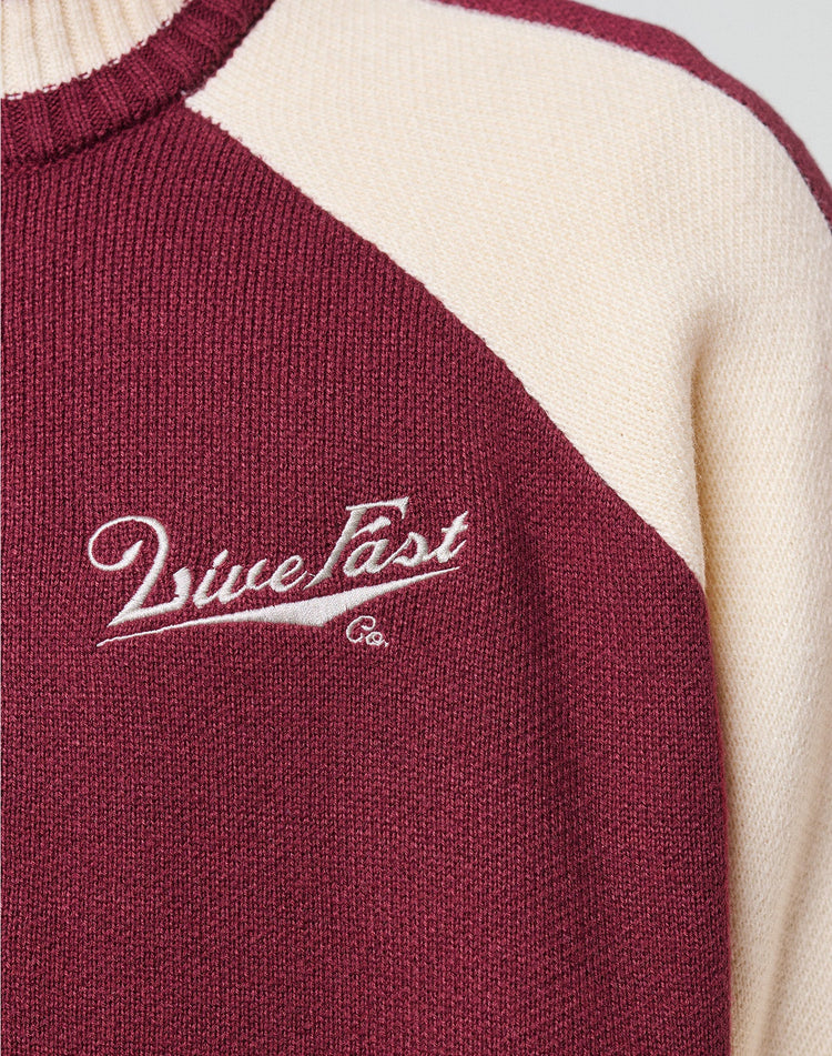 Boxy Knit Zip Jacket