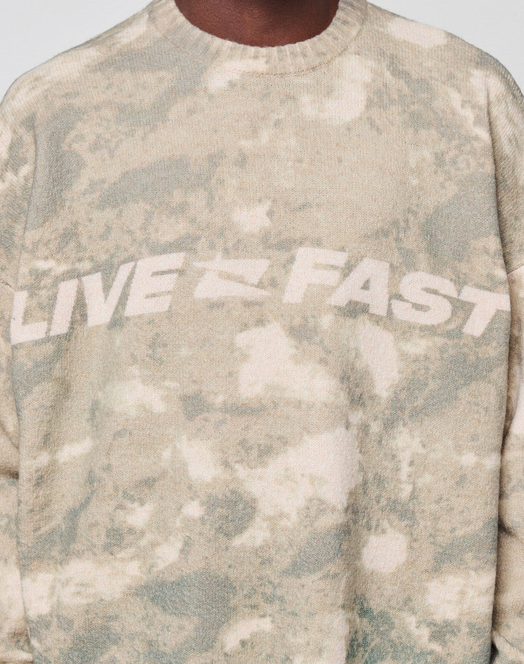 Live Fast Boucle Sweater