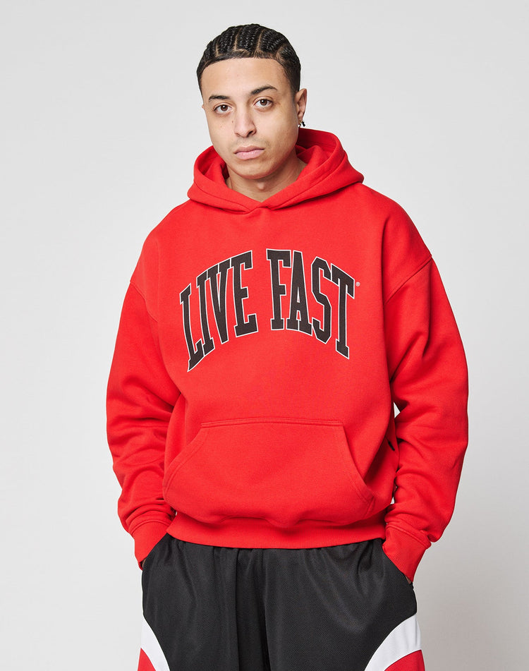 Live Fast College Hooded