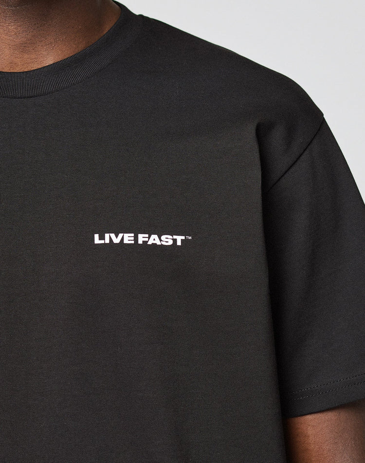 Live Fast Plain Tee