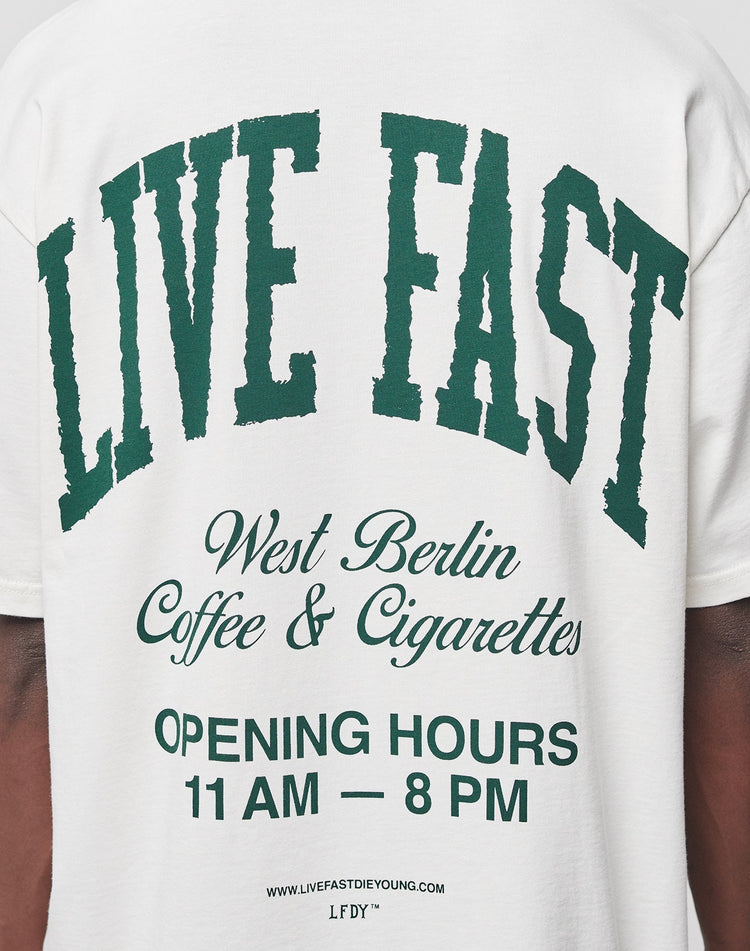 Live Fast Coffee Tee