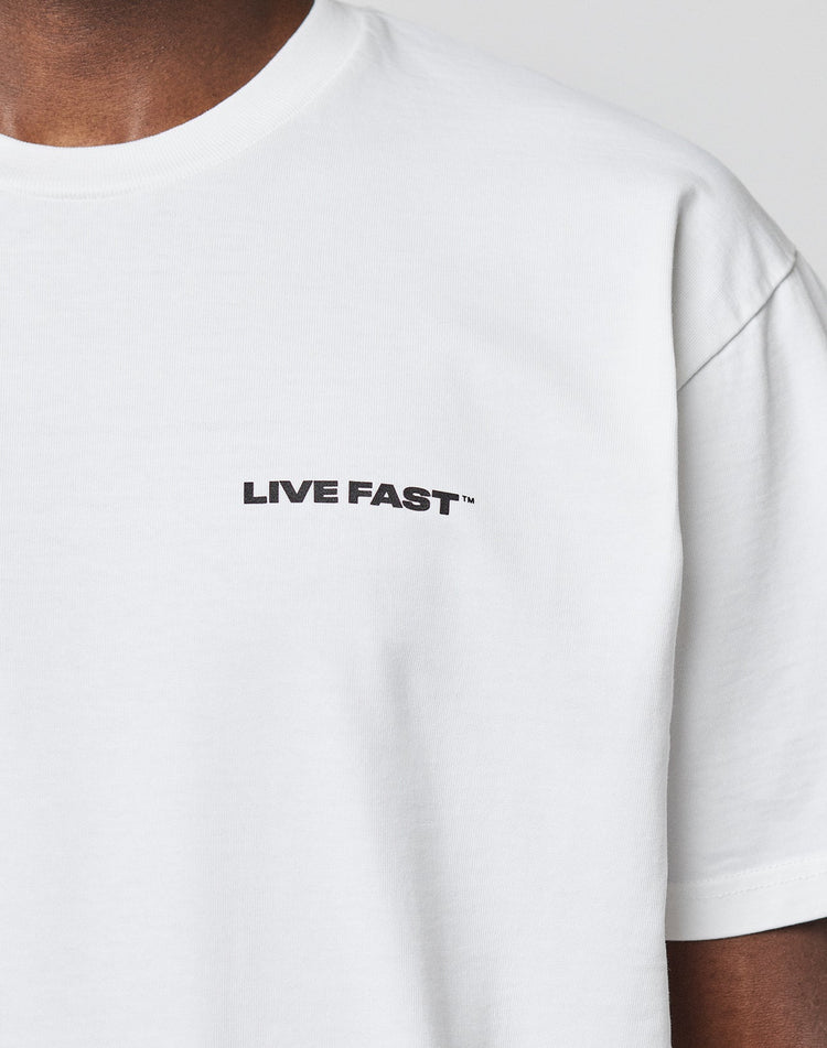 Live Fast Plain Tee