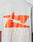 A close-up of the LFDY Hardwear Tee by LIVE FAST DIE YOUNG in Oversize Fit, showing a gray back with an orange abstract graphic and bold, raised cream LIVEFAST HARDWEAR text. Made from soft Baumwolle for comfort.