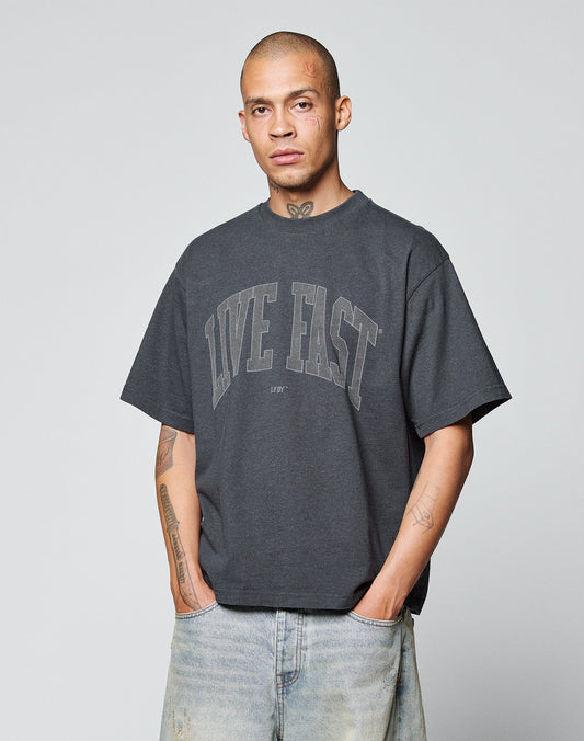 Live Fast College Tee