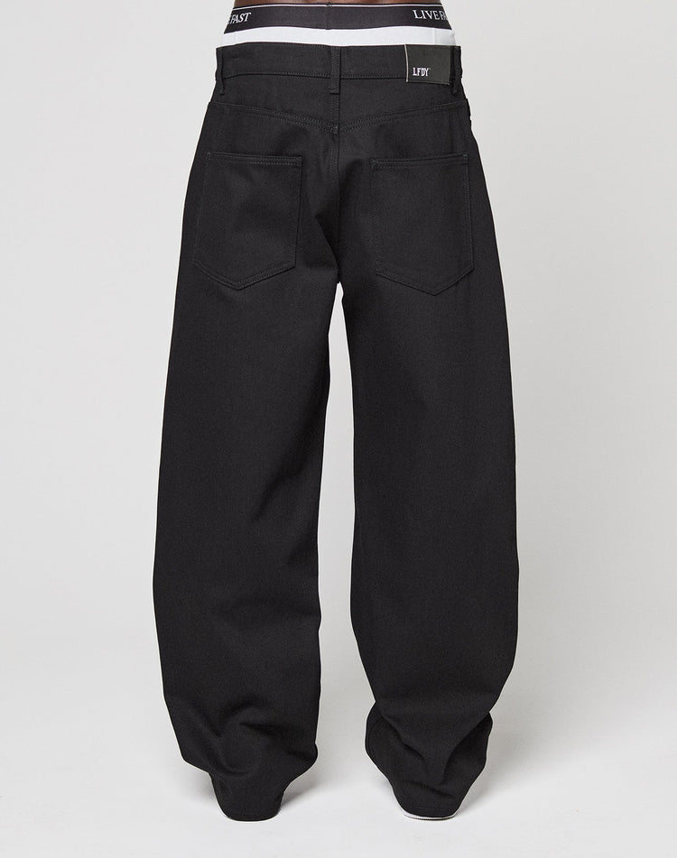 LFDY Baggy Raw Denim