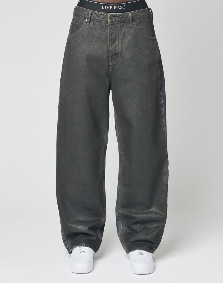 LFDY Coated Baggy Denim