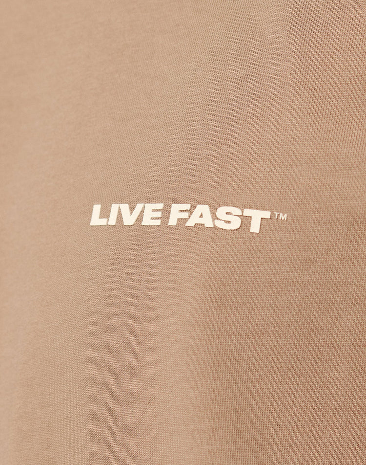 Live Fast Plain Tee