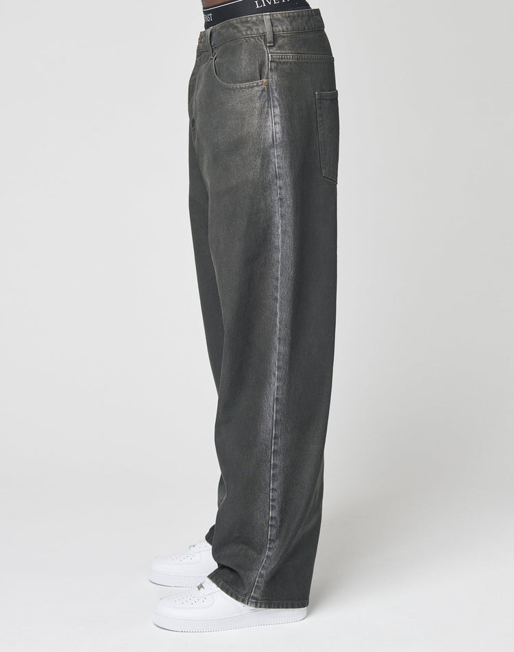 LFDY Coated Baggy Denim