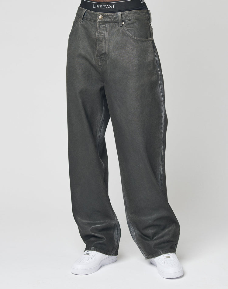 LFDY Coated Baggy Denim