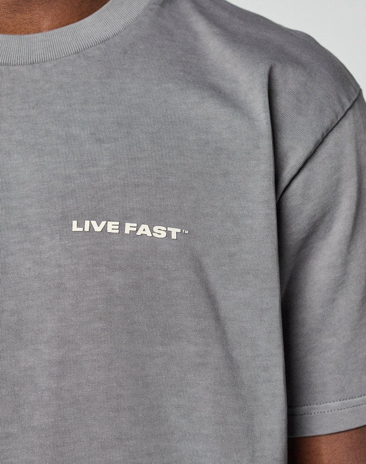 Live Fast Plain Tee