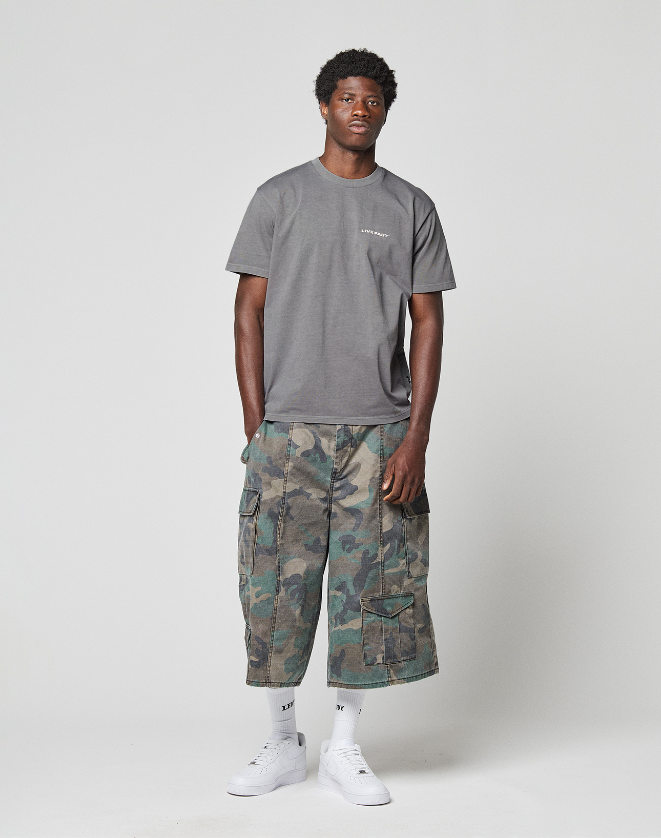 Live Fast Plain Tee