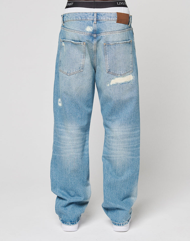 LFDY Repaired Straight Denim