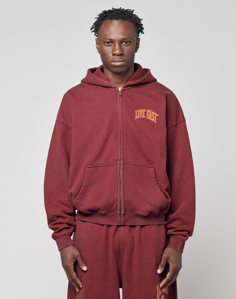 Live Fast London Hooded Zip