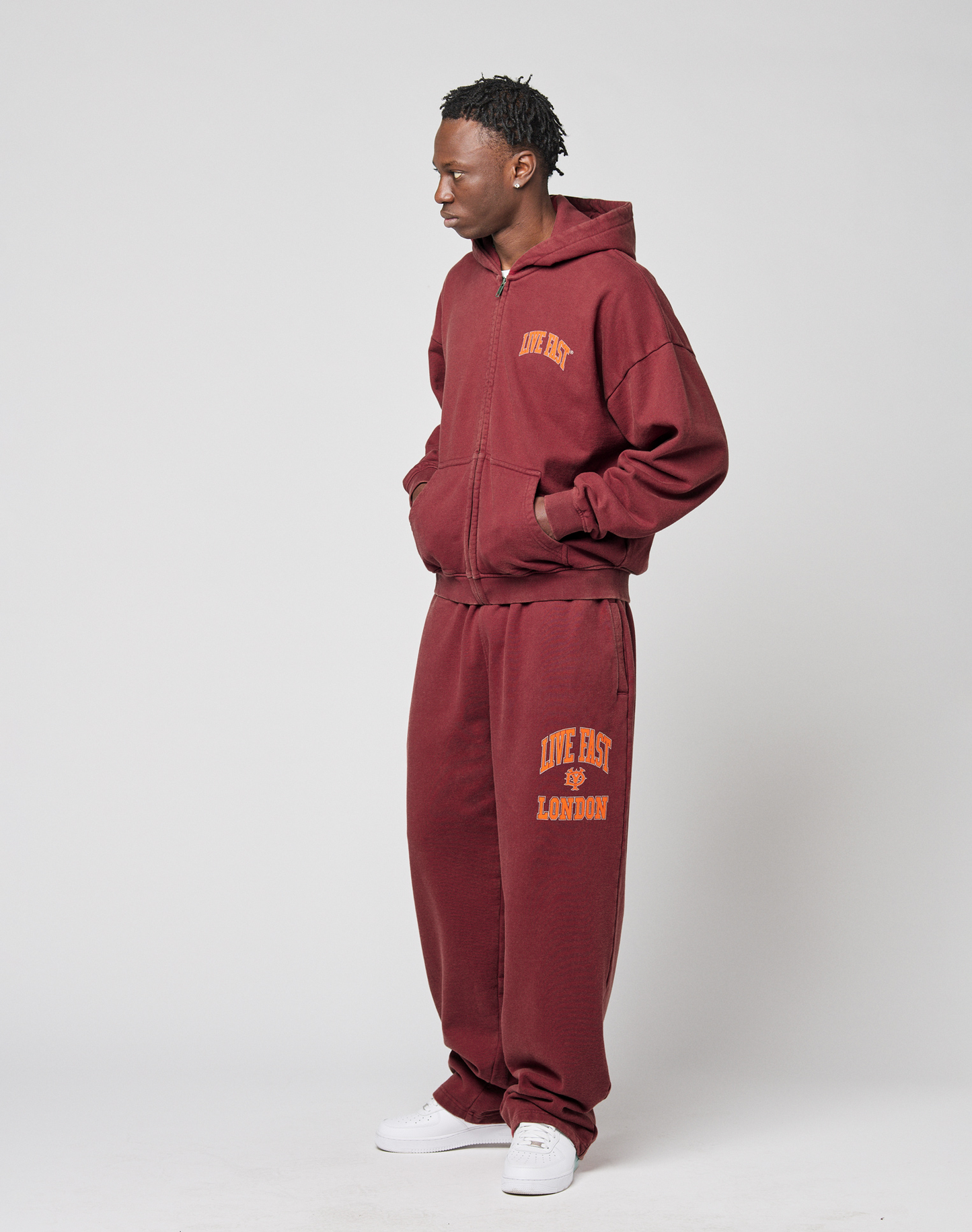 Live Fast London Hooded Zip
