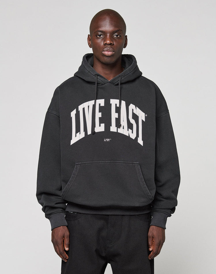 Live Fast College Hooded