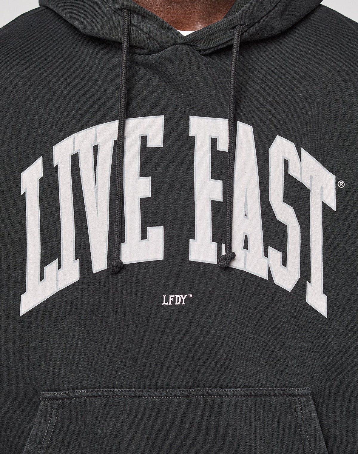 Live Fast College Hooded