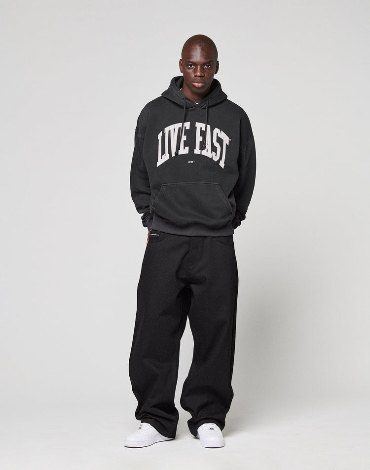 Live Fast College Hooded