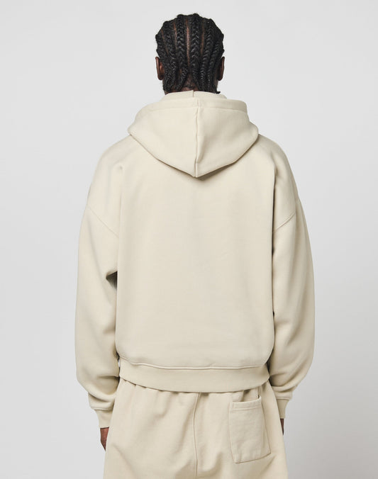 Basic Script Hooded Zip