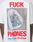 The LFDY F*ck Phones Tee by LIVE FAST DIE YOUNG is a white oversized Baumwolle T-shirt featuring a front print of a plastic bag with old cell phones, bold red FUCK text above, PHONES below, and Live Fast Archive in blue and red.