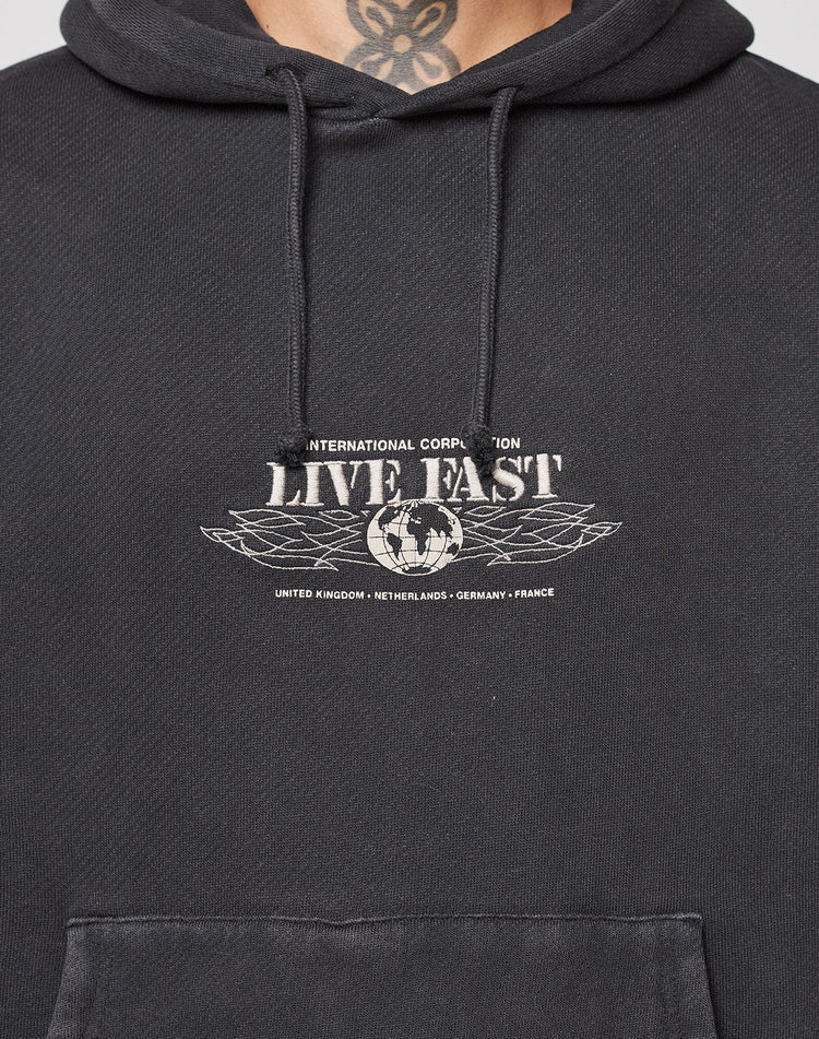 Live Fast Corporation Hooded