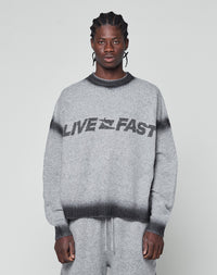 Live Fast Boucle Sweater