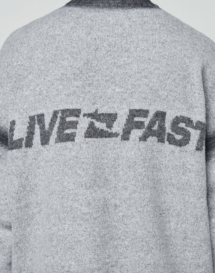Live Fast Boucle Sweater