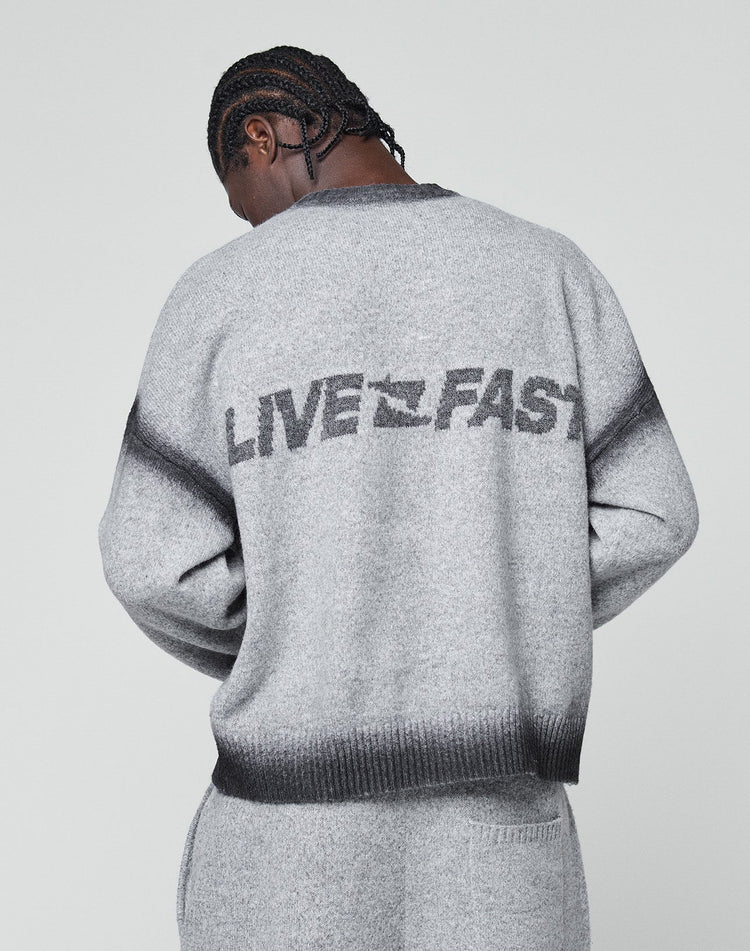 Live Fast Boucle Sweater