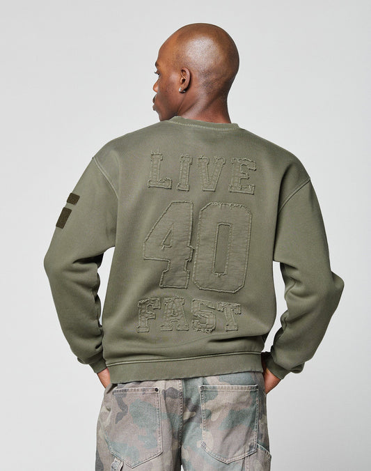 LFDY Jersey Patch Sweater