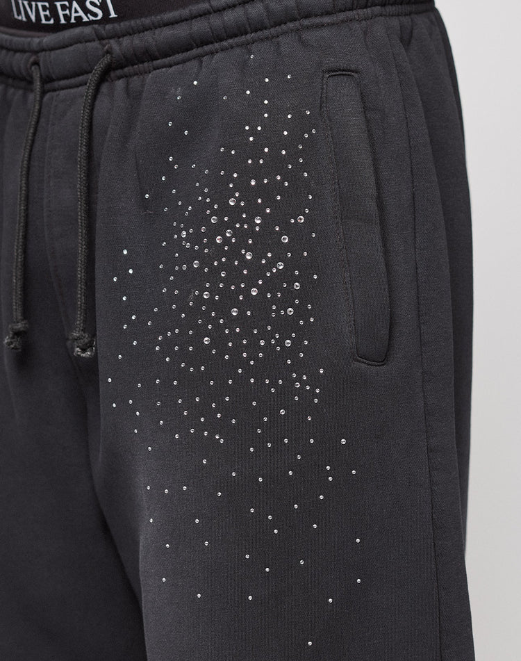Live Fast Rhinestone Jogger