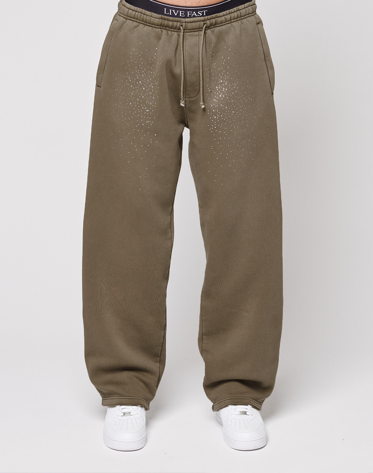 Live Fast Rhinestone Jogger