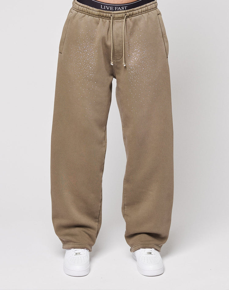 Live Fast Rhinestone Jogger