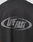 The LFDY Sphere Tee by LIVE FAST DIE YOUNG is a black oversized cotton T-shirt with striking front and back prints, including a large oval graphic and bold light gray LIVE FAST text on the back.