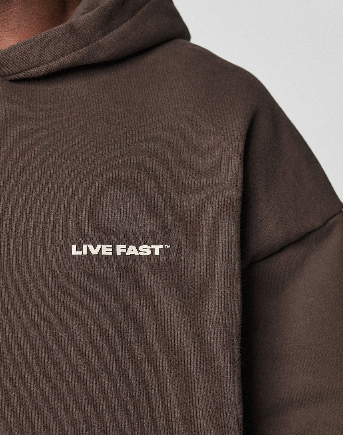 Live Fast Plain Hooded